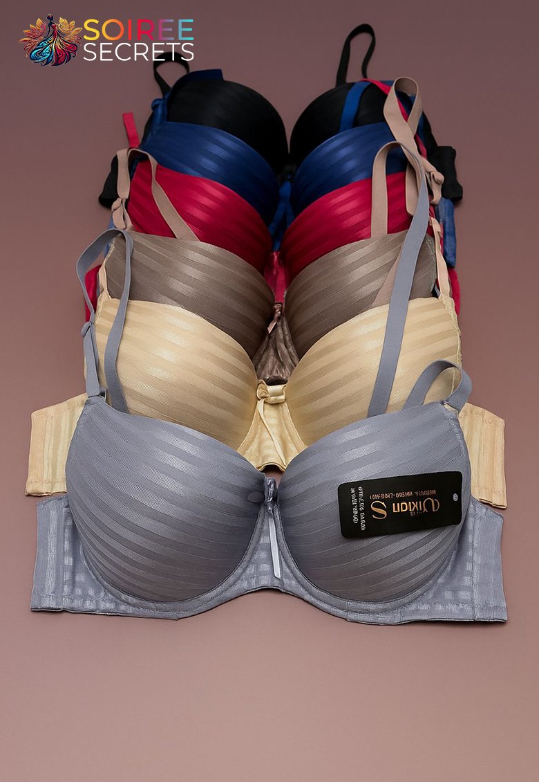 Striped Seamless Bra